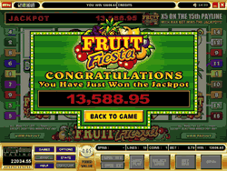 Slots reviews! Fruit Fiesta progressive video slot from microgaming reviewed.