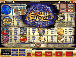 Skull Duggery 5 reel, 9 payline, 5 Coin per payline Video Slot game