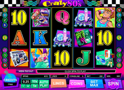 Crazy 80s Video Slot Game