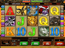 Mega Moolah Video Slot Game