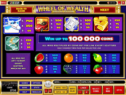Wheel of Wealth Payscreen 3