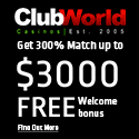 Daily bonuses at Club World Casino